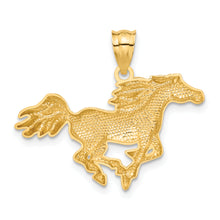 Load image into Gallery viewer, 14k Polished Horse Pendant
