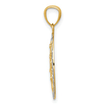 Load image into Gallery viewer, 14k w/ Rhodium Tree of Life Pendant
