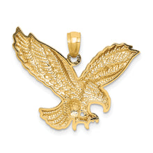 Load image into Gallery viewer, 14K Diamond-cut Eagle Pendant
