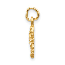 Load image into Gallery viewer, 14k Satin Diamond-cut Scorpio Zodiac Charm
