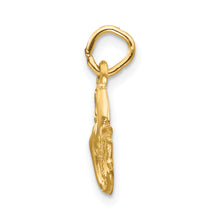 Load image into Gallery viewer, 14k Satin Diamond-cut Pisces Zodiac Charm

