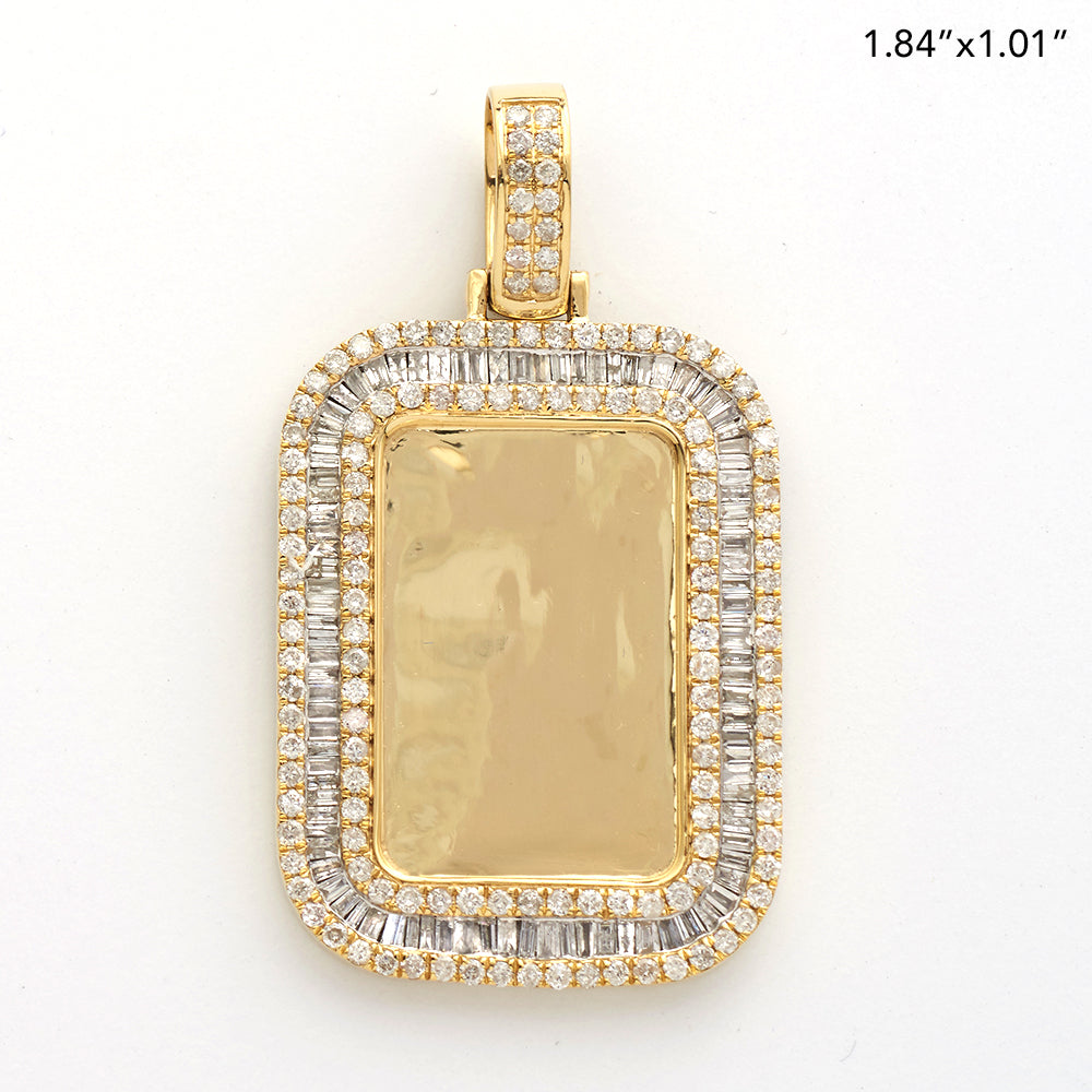 10Y 2.40 CTW DIAMOND RECTANGLE MEMORY PEND