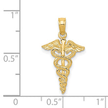 Load image into Gallery viewer, 14k Caduceus Pendant
