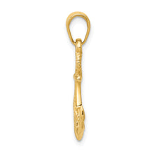 Load image into Gallery viewer, 14K Solid Polished 3-D Anchor Pendant
