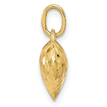 Load image into Gallery viewer, 14K Polished and Textured 3-D Heart Pendant
