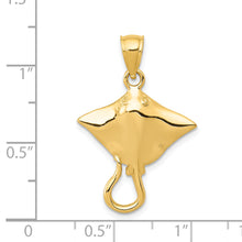 Load image into Gallery viewer, 14K Stingray Pendant

