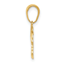 Load image into Gallery viewer, 14K Charleston Palm Tree with Moon Pendant
