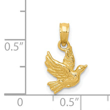 Load image into Gallery viewer, 14K Flying Dove Pendant
