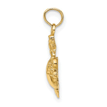 Load image into Gallery viewer, 14k Polished / Textured Small Marine Corps Charm
