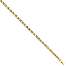 Load image into Gallery viewer, 14k 5.5mm Semi-solid D/C Rope Chain
