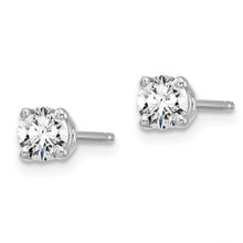 Load image into Gallery viewer, 14K White Gold Lab Grown Diamond 1/2ctw VS/SI FGH 4 Prong Earrings
