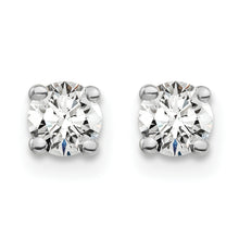 Load image into Gallery viewer, 14K White Gold Lab Grown Diamond 1/2ctw VS/SI FGH 4 Prong Earrings
