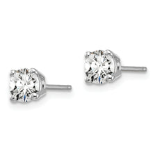 Load image into Gallery viewer, 14K White Gold Lab Grown Diamond 3/4ctw VS/SI FGH 4 Prong Earrings
