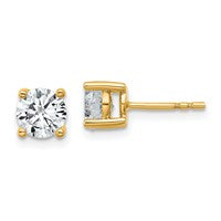 14K Lab Grown Diamond 1 3/4ctw VS/SI FGH 4 Prong Earrings