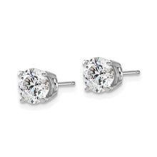 Load image into Gallery viewer, 14K White Gold Lab Grown Diamond 2ctw VS/SI FGH 4 Prong Earrings
