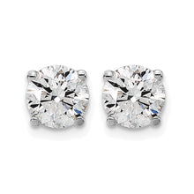 Load image into Gallery viewer, 14K White Gold Lab Grown Diamond 2ctw VS/SI FGH 4 Prong Earrings
