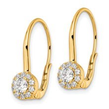 Load image into Gallery viewer, 14K Lab Grown VS/SI FGH Dia Leverback Drop Earrings
