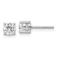 Load image into Gallery viewer, 14k White Gold Lab Grown VS/SI FGH Dia Fashion Earrings

