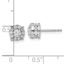 Load image into Gallery viewer, 14k White Gold Lab Grown VS/SI FGH Dia Fashion Earrings
