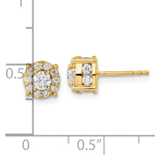 Load image into Gallery viewer, 14K Lab Grown VS/SI FGH Dia Fashion Earrings

