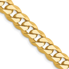 Load image into Gallery viewer, 14k 8.5mm Flat Beveled Curb Chain
