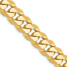 Load image into Gallery viewer, 14k 9.5mm Flat Beveled Curb Chain
