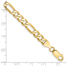 Load image into Gallery viewer, 14k 6.25mm Flat Figaro Chain
