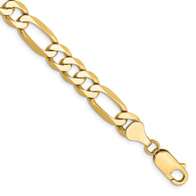 Load image into Gallery viewer, 14k 7mm Flat Figaro Chain
