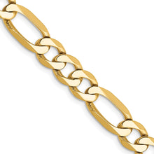 Load image into Gallery viewer, 14k 7mm Flat Figaro Chain
