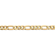Load image into Gallery viewer, 14k 7.5mm Flat Figaro Chain
