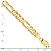 Load image into Gallery viewer, 14k 7.5mm Flat Figaro Chain
