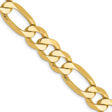 Load image into Gallery viewer, 14k 8.75mm Flat Figaro Chain
