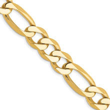 Load image into Gallery viewer, 14k 10mm Flat Figaro Chain
