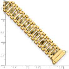 Load image into Gallery viewer, 14K Polished &amp; D/C Fancy Link Bracelet
