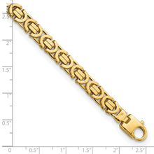 Load image into Gallery viewer, 14k Polished Fancy Link Bracelet
