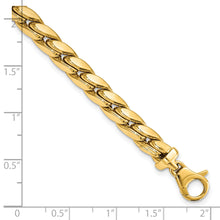 Load image into Gallery viewer, 14K Polished Fancy Link Men&#39;s Bracelet

