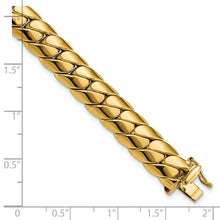 Load image into Gallery viewer, 14K Polished Fancy Link Men&#39;s Bracelet
