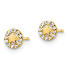 Load image into Gallery viewer, 14k Madi K CZ Star Post Earrings
