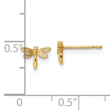 Load image into Gallery viewer, 14k Madi K Dragonfly Post Earrings
