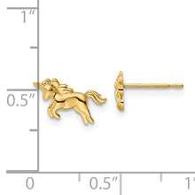 Load image into Gallery viewer, 14k Madi K Unicorn Post Earrings
