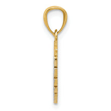 Load image into Gallery viewer, 14k and Rhodium I LOVE YOU Heart Pendant
