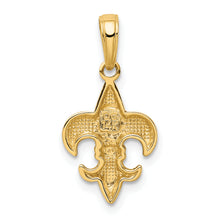 Load image into Gallery viewer, 14k Small Fleur-De-Lis Pendant
