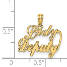 Load image into Gallery viewer, 14k LADY DEPUTY Charm
