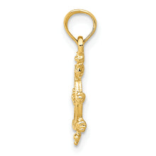 Load image into Gallery viewer, 14k Ship Wheel Pendant
