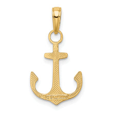 Load image into Gallery viewer, 14k Anchor Pendant
