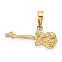 Load image into Gallery viewer, 14k Electric Guitar Pendant
