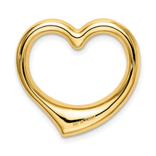 Load image into Gallery viewer, 14K Polished Heart Chain Slide
