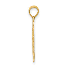 Load image into Gallery viewer, 14k Polished Filigree Sun Pendant
