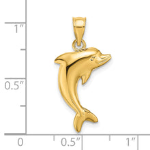 Load image into Gallery viewer, 14k Polished Dolphin Charm
