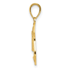 Load image into Gallery viewer, 14k w/Rhodium Police Badge Pendant
